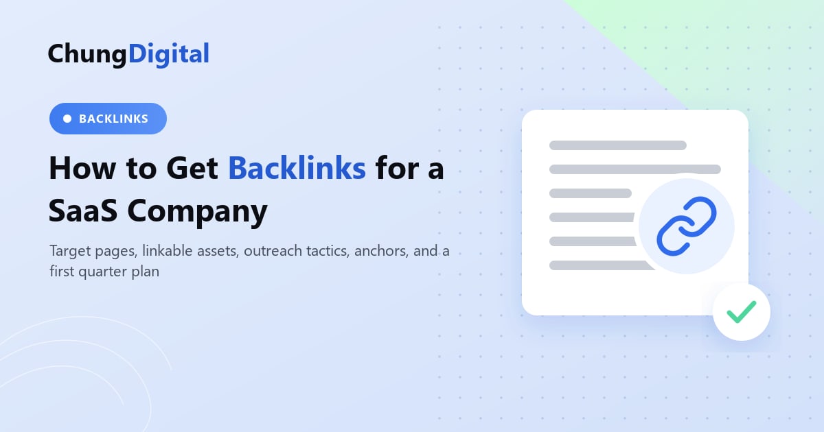 Network of publisher websites linking to a SaaS product's integration, docs and comparison pages, illustrating how a SaaS company gets backlinks, Chung Digital blog