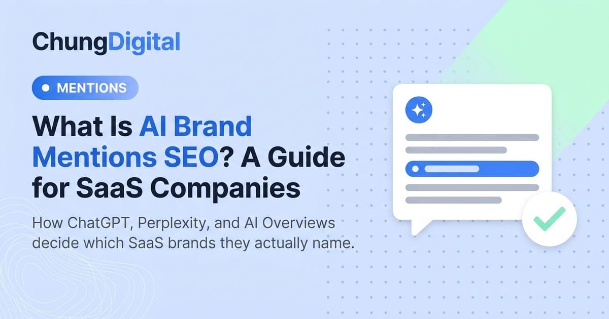 AI chat answer highlighting a brand name inside the response, representing how AI search engines decide which SaaS brands to mention